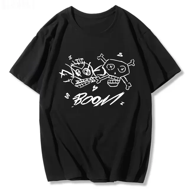 Jinx Arcane Monkey T Shirt Anime Cosplay Tees Women Men Grunge Aesthetic Short Sleeve High Quality Cotton EU Size Streetwear