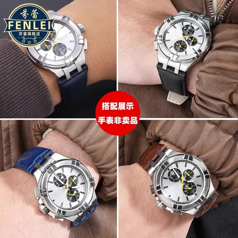 Ремешок из воловьей кожи и нейлона для часов, аксессуар для Мориса лакроа AIKON AI6008 6007 1018 6038 6058