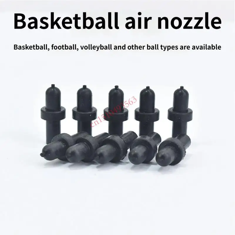 مجموعة صمامات بديلة مطاطية 448C لكرة السلة وكرة القدم والكرة الطائرة تمنع تسرب الهواء، سهلة التركيب، تصميم مرن