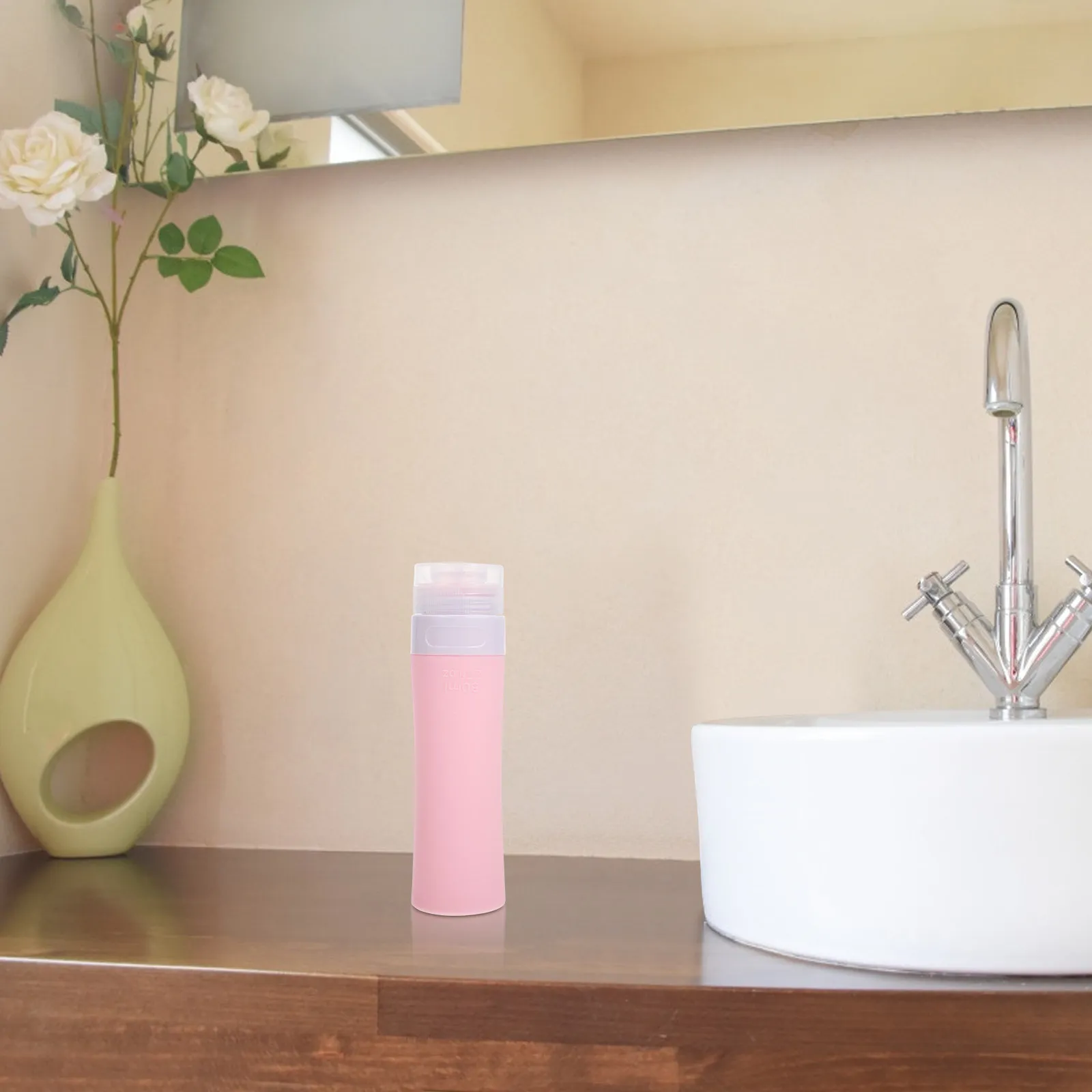 

Набор из 1 компактного многофункционального силиконового флакона-диспенсера для путешествий: для лосьона, эссенции, тоника, шампуня, средств по уходу за телом, легкое хранение