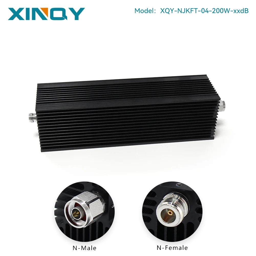 XINQY 300W High Power DC-4GHz N-Type Female-to-Female (N-JK) RF Attenuator, Available in 10dB, 15dB, 20dB, 30dB, 40dB, 50dB, 60dB Signal Attenuation