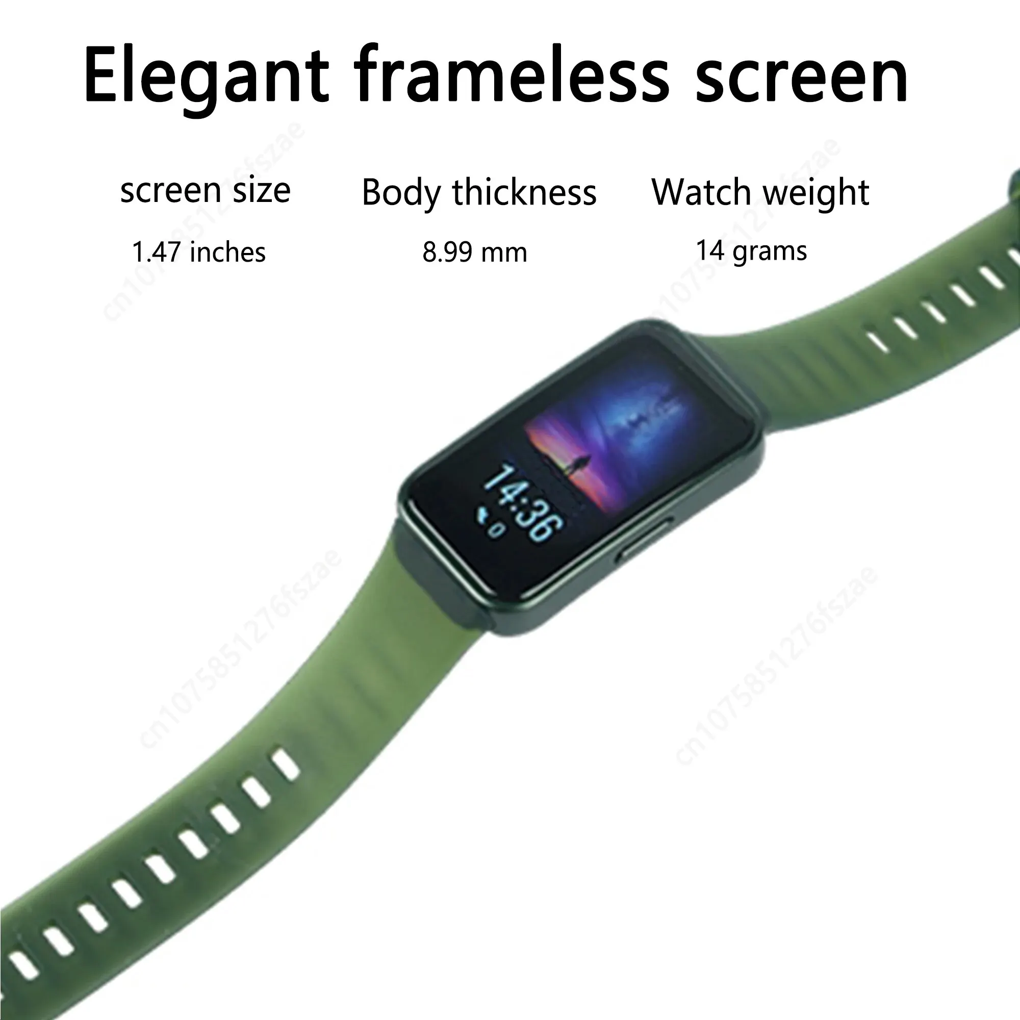 2023 Nieuwe originele HUAWEI Band 8 Smart Band All-day Blood Oxygen 1.47 ''AMOLED Scherm Hartslag Smartband 2 weken batterijduur