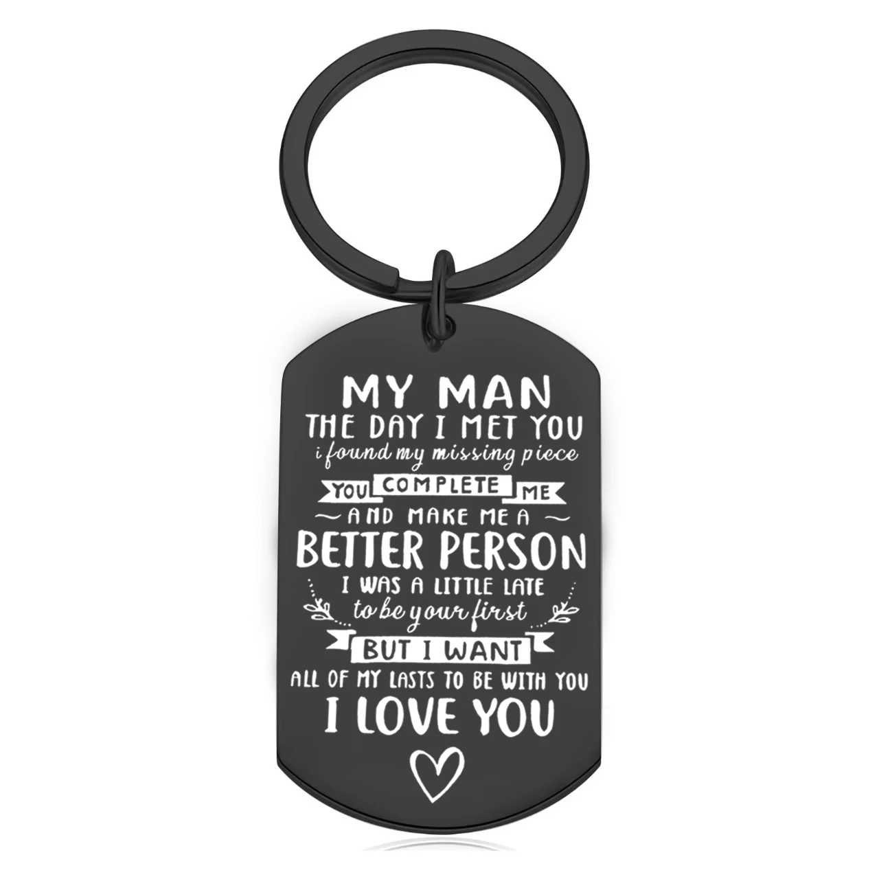 عيد الميلاد لعيد الميلاد لصديقها زوج عيد الحب الذكرى السنوية أحبك هدايا له الرجال صديقها المفاتيح #3