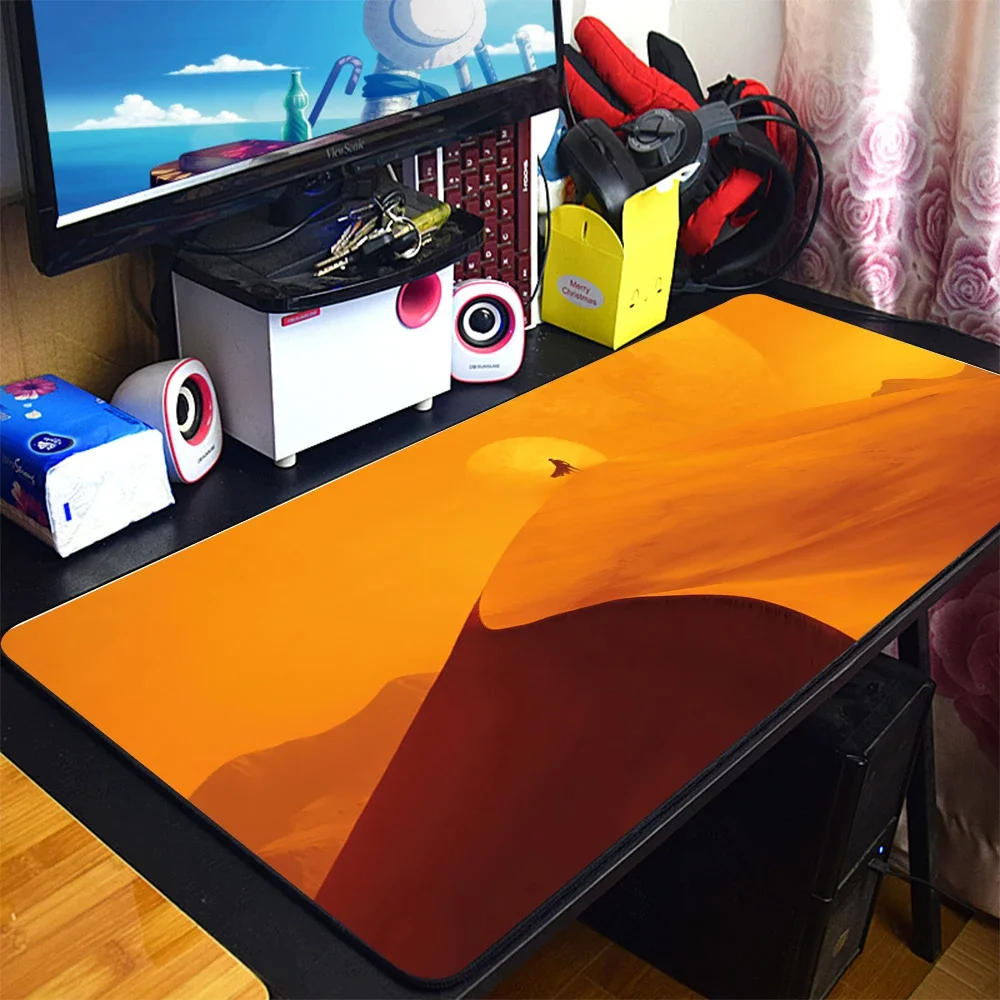 

Dune Mouse Pad Kawaii Gaming Accessories Keyboard Desk Mat Varmilo Desktop Carpet Large Tapis De Souris PC Gamer CS GO Mousepad