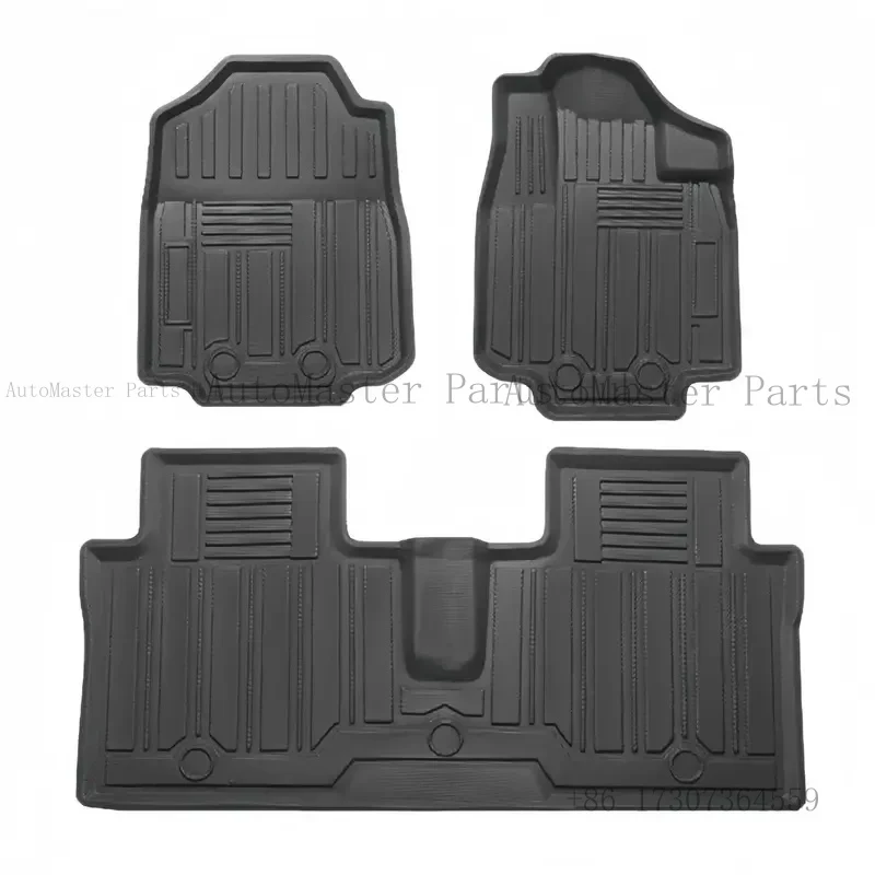 For D SPACIA MK53S 2022-2023 All-Weather Floor TPE Waterproof Anti-slip Full Set 3Pcs Rear Trunk & Car Mats