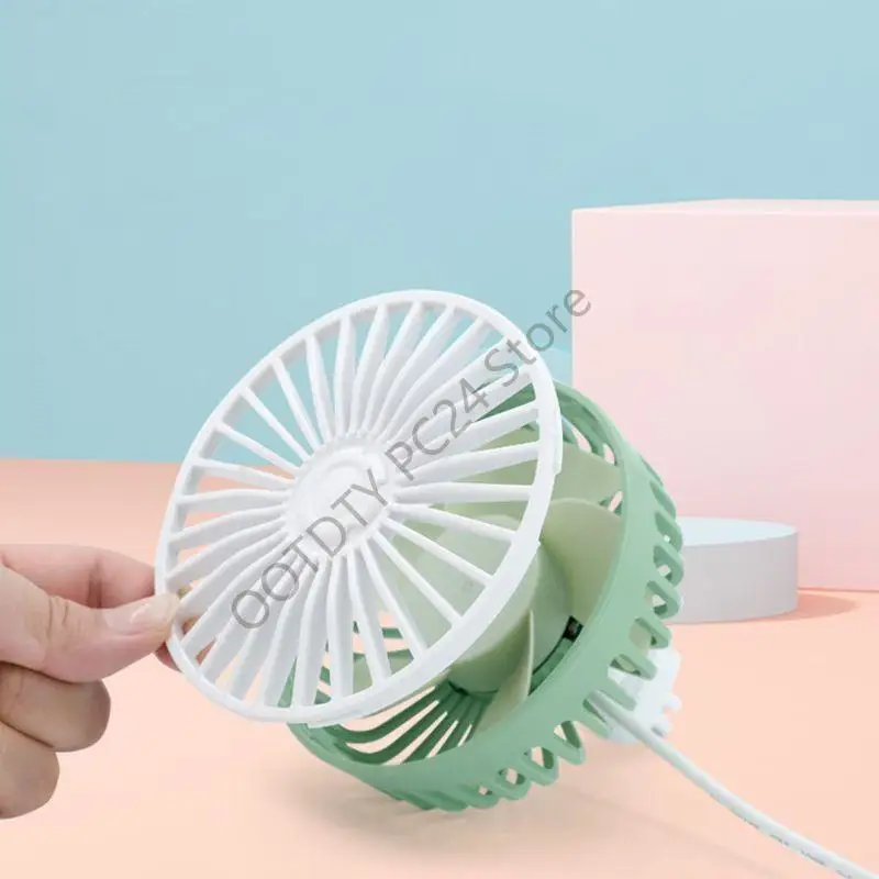 H7BA All Purpose Car Air Vent USB 3 Speed Fan Automotive Interior Cooling Tools