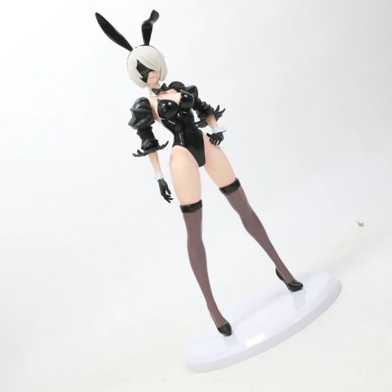 27CM Gioco Anime NieR:Automata Ver1.1a YoRHa Tipo B No.2 2B B-style 1/4 Bunny Ver In Piedi PVC Figura Regalo di Natale Giocattolo bambola