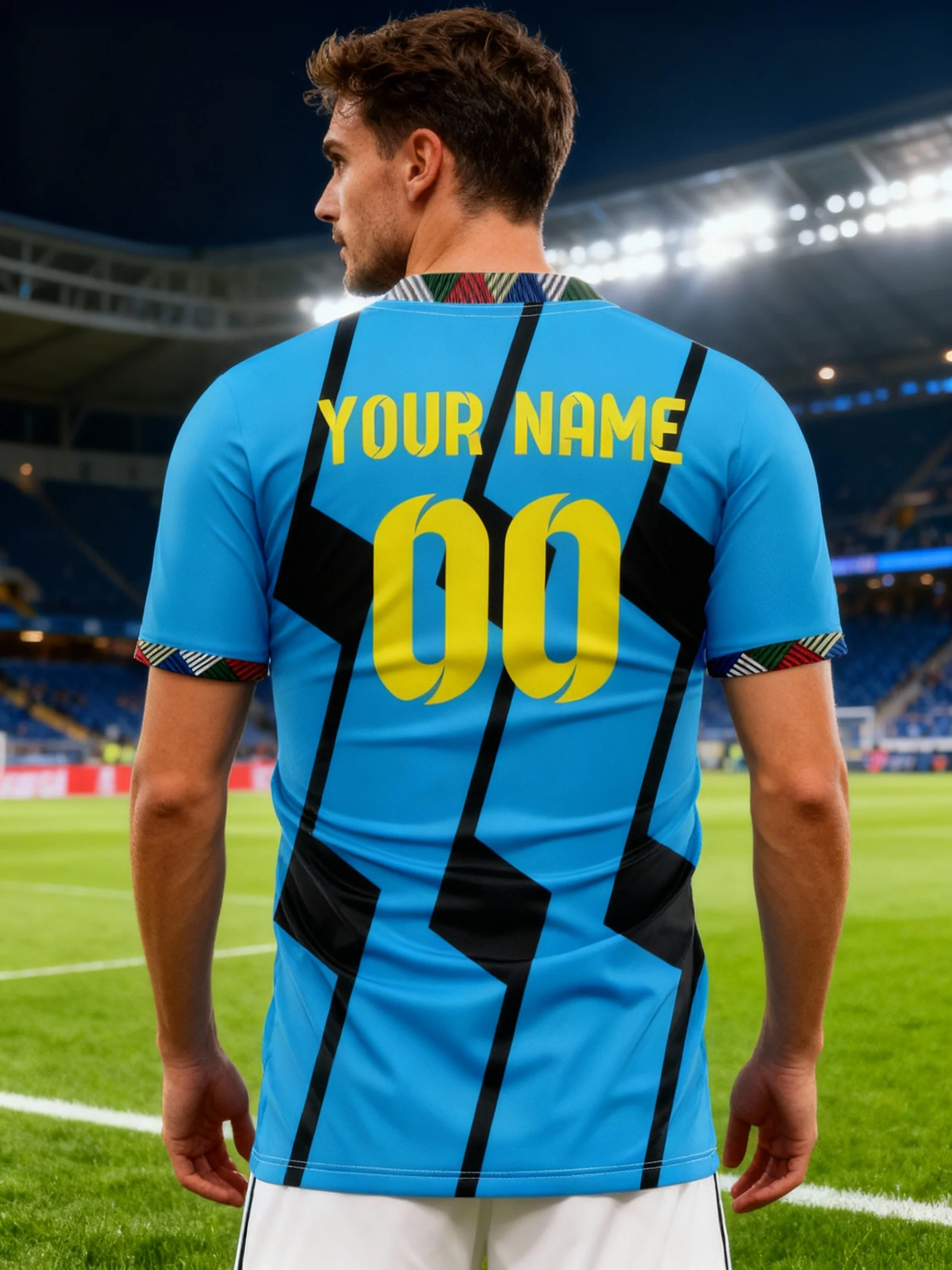 Custom Soccer Jersey - Side Air Vents - usage example