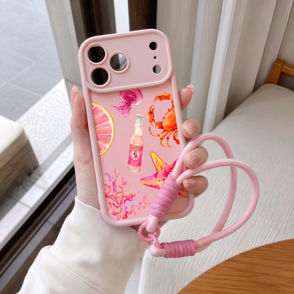 Aquarell-Küchen-Lanyard-Handyhülle für Samsung Galaxy Note 20 S25 S26 Plus S24 FE S25 S24 S23 Ultra A57 A07 5G Silikonhülle – Detail 8