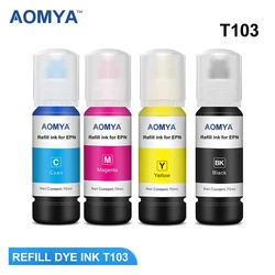 T103 103 Refill Dye Ink For Epson Eco Tank L1110 L3100 L3110 L3111 L3116 L3150 L3151 L3156 L3160 5190 Desktop Printer