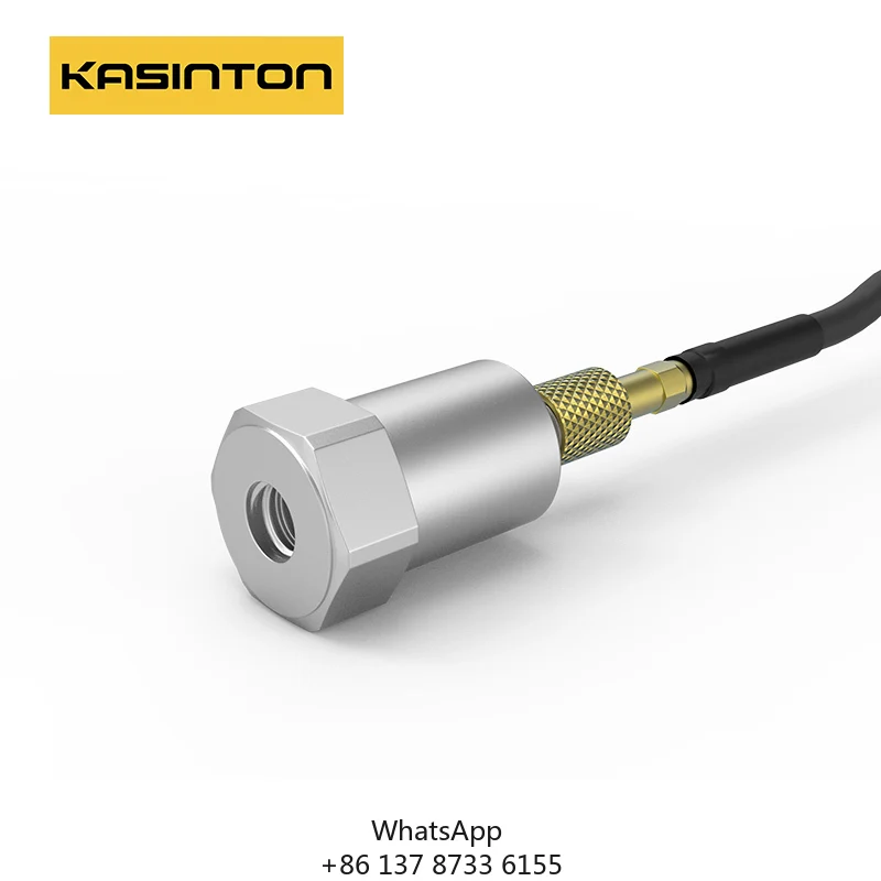 KASINTON JSDED1000KTH ±10000g Range -40~120℃ Temp IP Sealed Machine Tool IEPE Impact Sensor