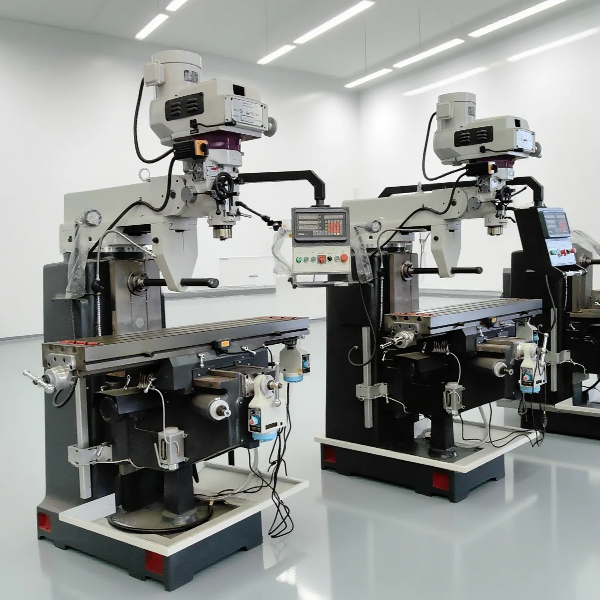 5H Heavy-Duty Industrial Vertical Turret Milling Machine New Condition 3-Axis DRO Variable Speed Head Auto Feed