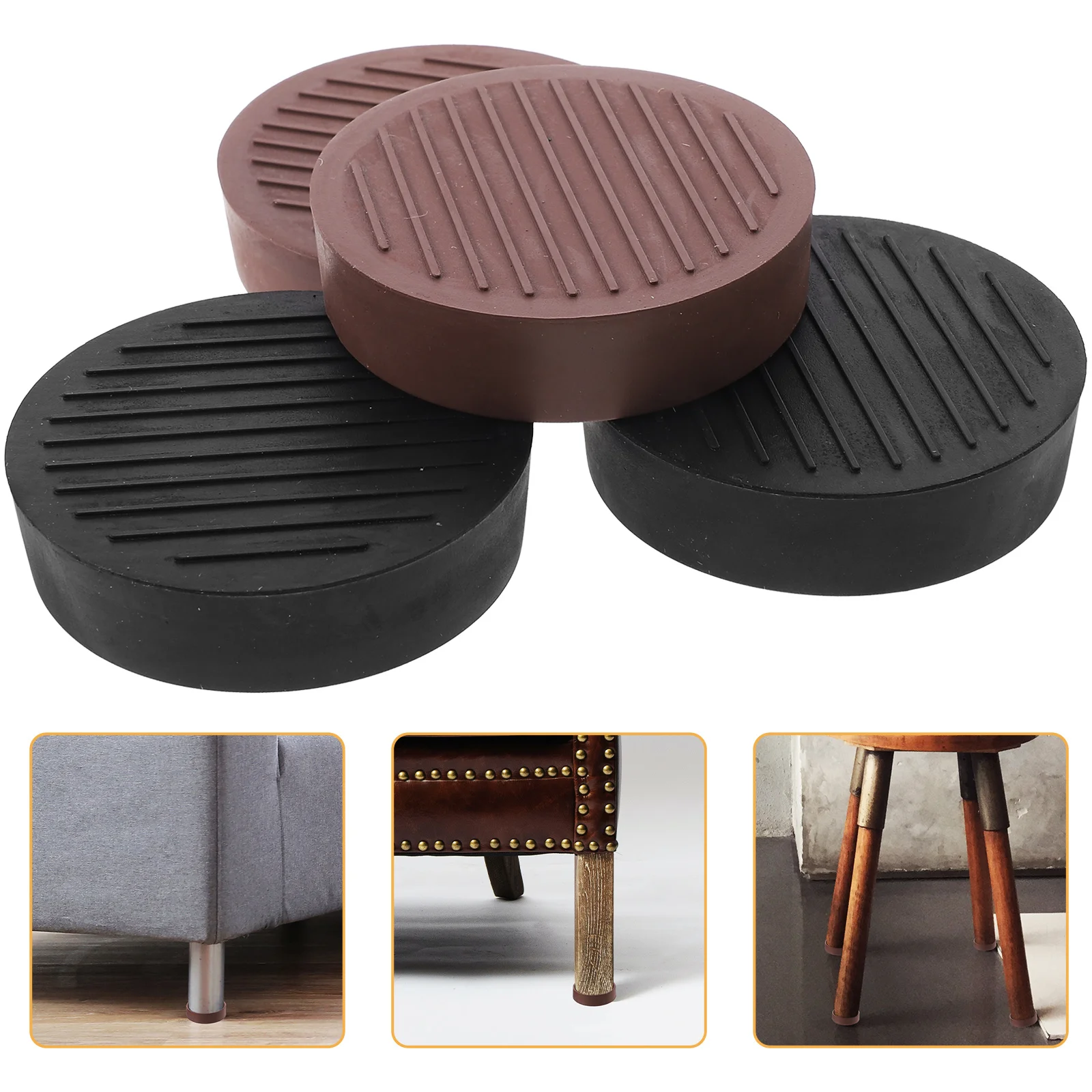 

4pcs Furniture Feet Pads Anti-Slip Wear-Resistant Table Chair Leg Protectors Floor Protection Household Furniture Accessories
