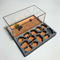 3D print Moisturizing Acrylic Ant Farm Ecological Ant Nest with Feeding Area Concrete Ant House Pet Anthill Workshop