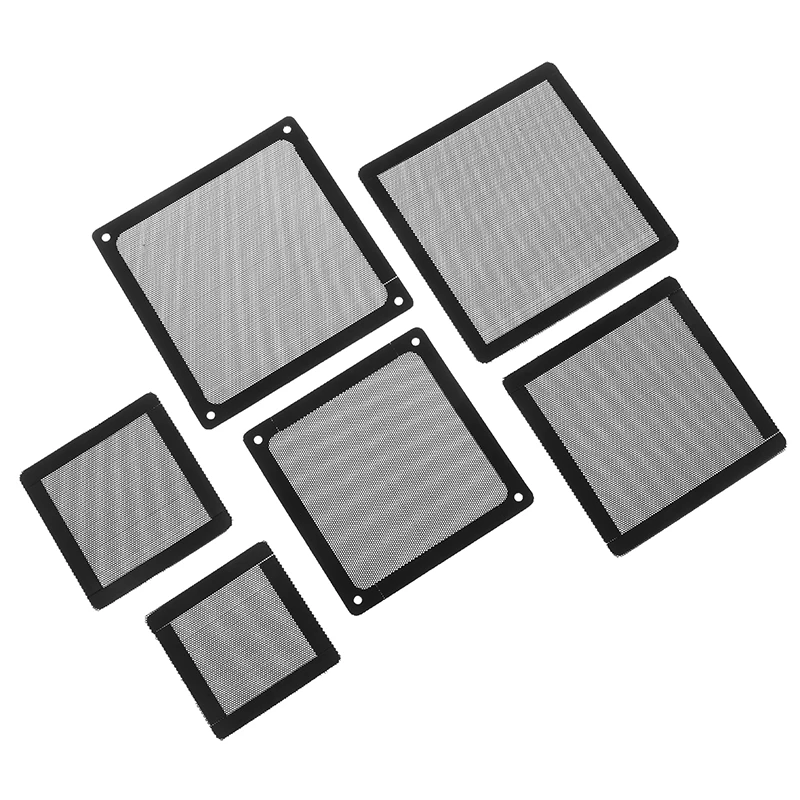 80mm 90mm 120mm 140mm PC Chassis Cooling Fan Dust Filter Magnet Dustproof Mesh Cover Computer Chassis Net Guard with Hole