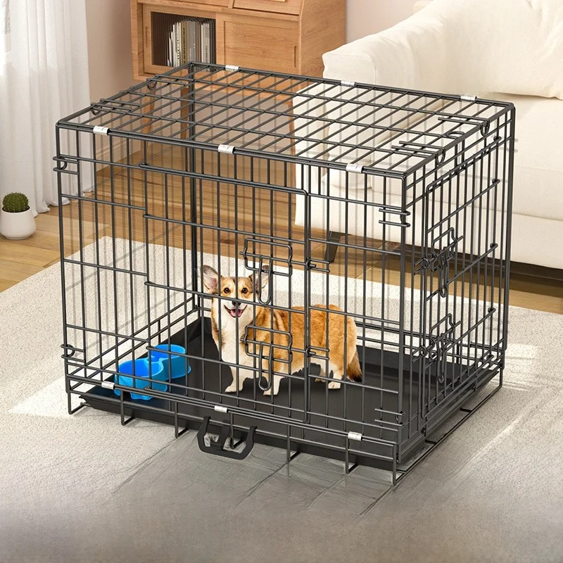 丈夫なワイヤー製犬用ケージ-大型・中型サイズ-折りたたみ式犬小屋-中秋節のエンターテイメント用クリエイティブギフトボックス