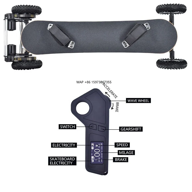 

Электрический самокат-квадроцикл на 4 колесах для бездорожья, для самостоятельной сборки (DIY)