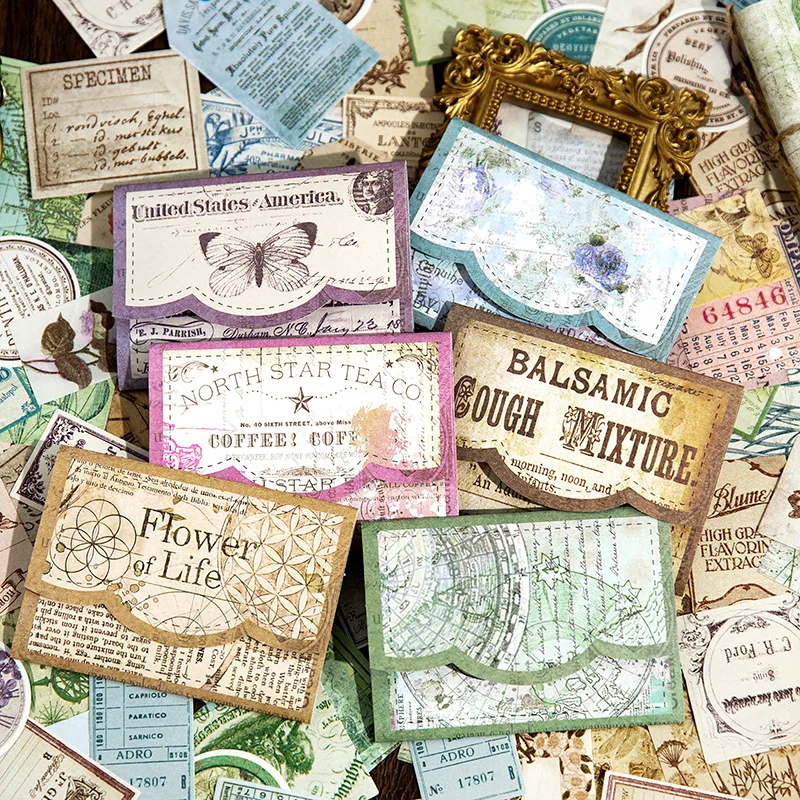 30 teile/paket Vintage DIY Scrap booking Material Papier Set dekorative handgemachte Junk Journal Lieferungen