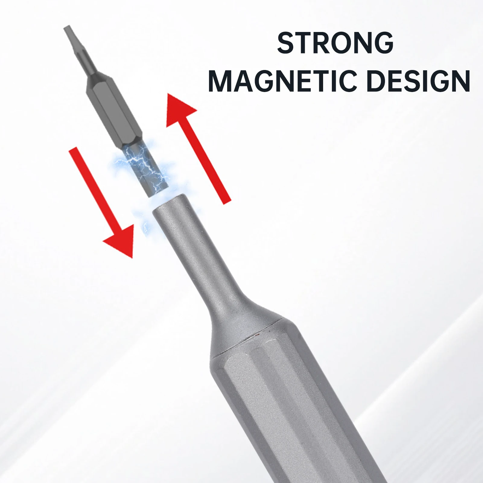 27 في 1 مجموعة مفك براغي متعددة بت مجموعة أدوات إصلاح مغناطيسية دقيقة مع لقم صلابة 60HRC لمشاريع ساعة الهاتف المحمول #6