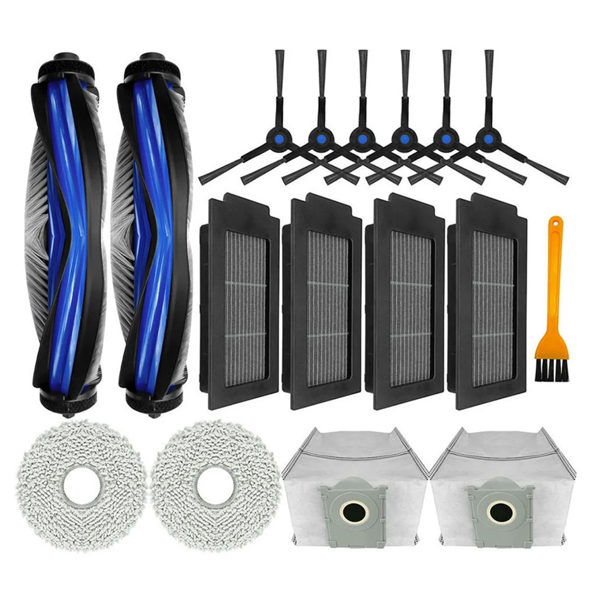 

Main Brush Hepa Filters Side Brush Dust Bag Mop Cloths for Ecovacs Deebot T50 PRO Robot Vacuum Cleaner Parts