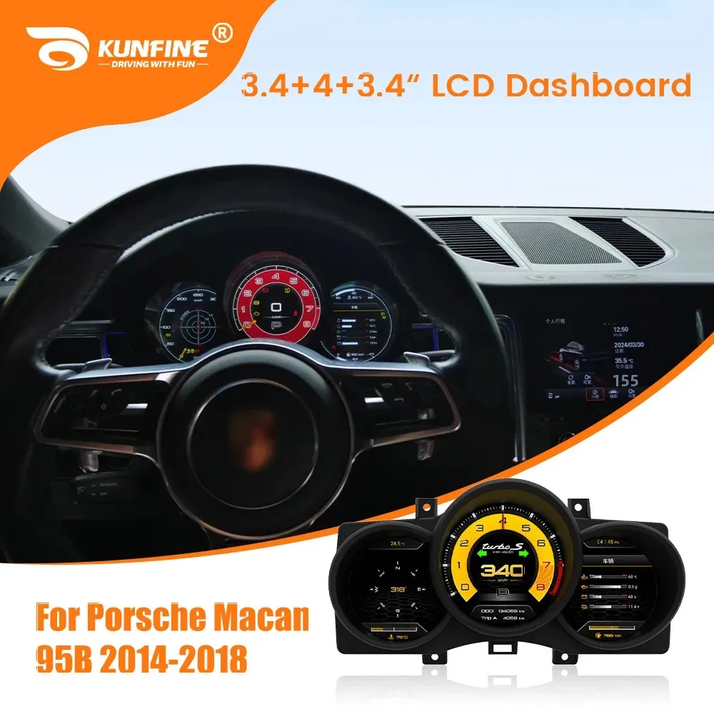 

ЖК-цифровой комплект приборов для Porsche Macan 95B Boxster 718, спидометр, кабинет, приборная панель, виртуальная приборная панель