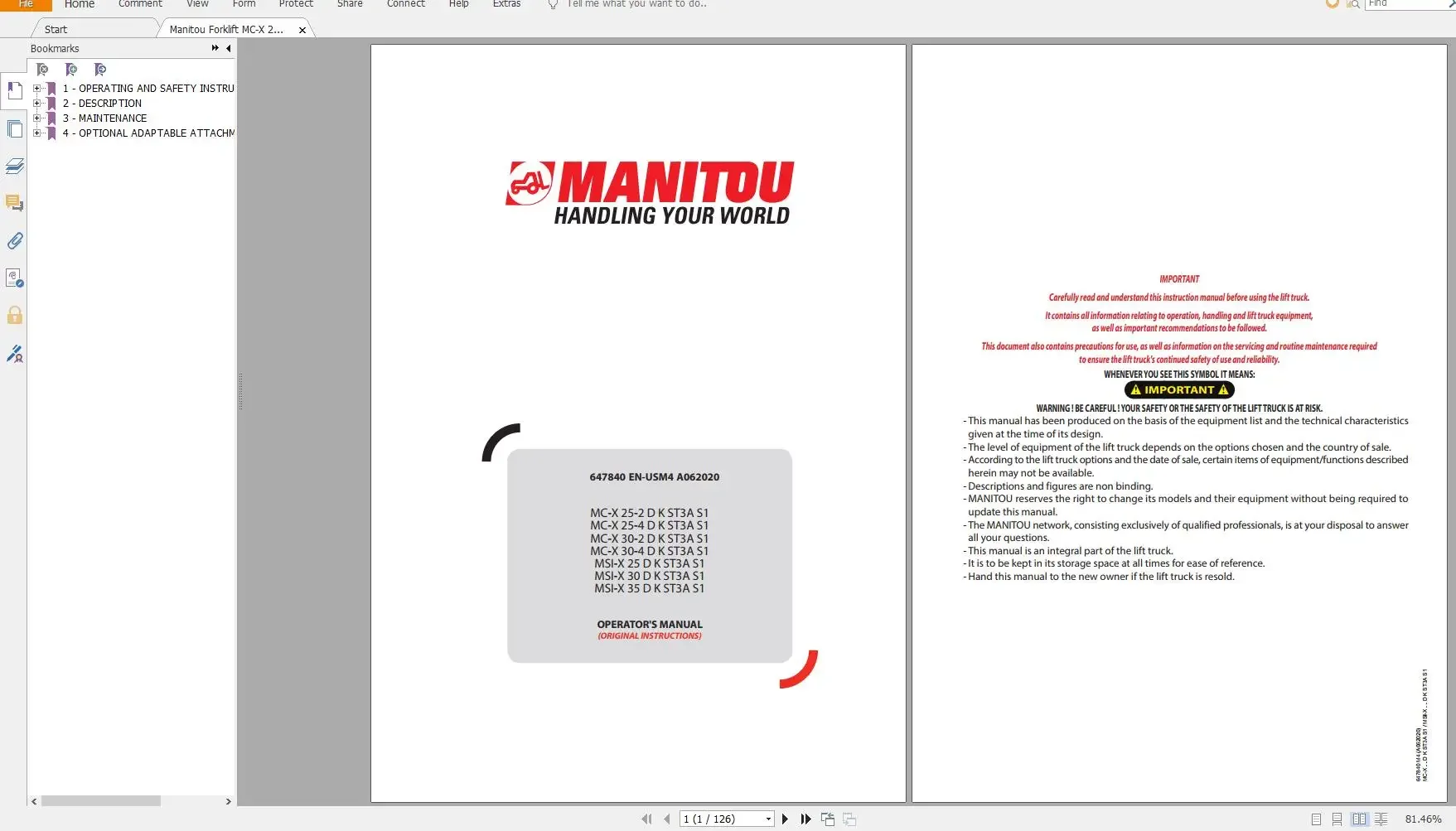 

Manitou MC,MHT,MLT,MT,MT-X,MXT PDF 2,14 ГБ Обновленный оператор и руководство по обслуживанию 2021.