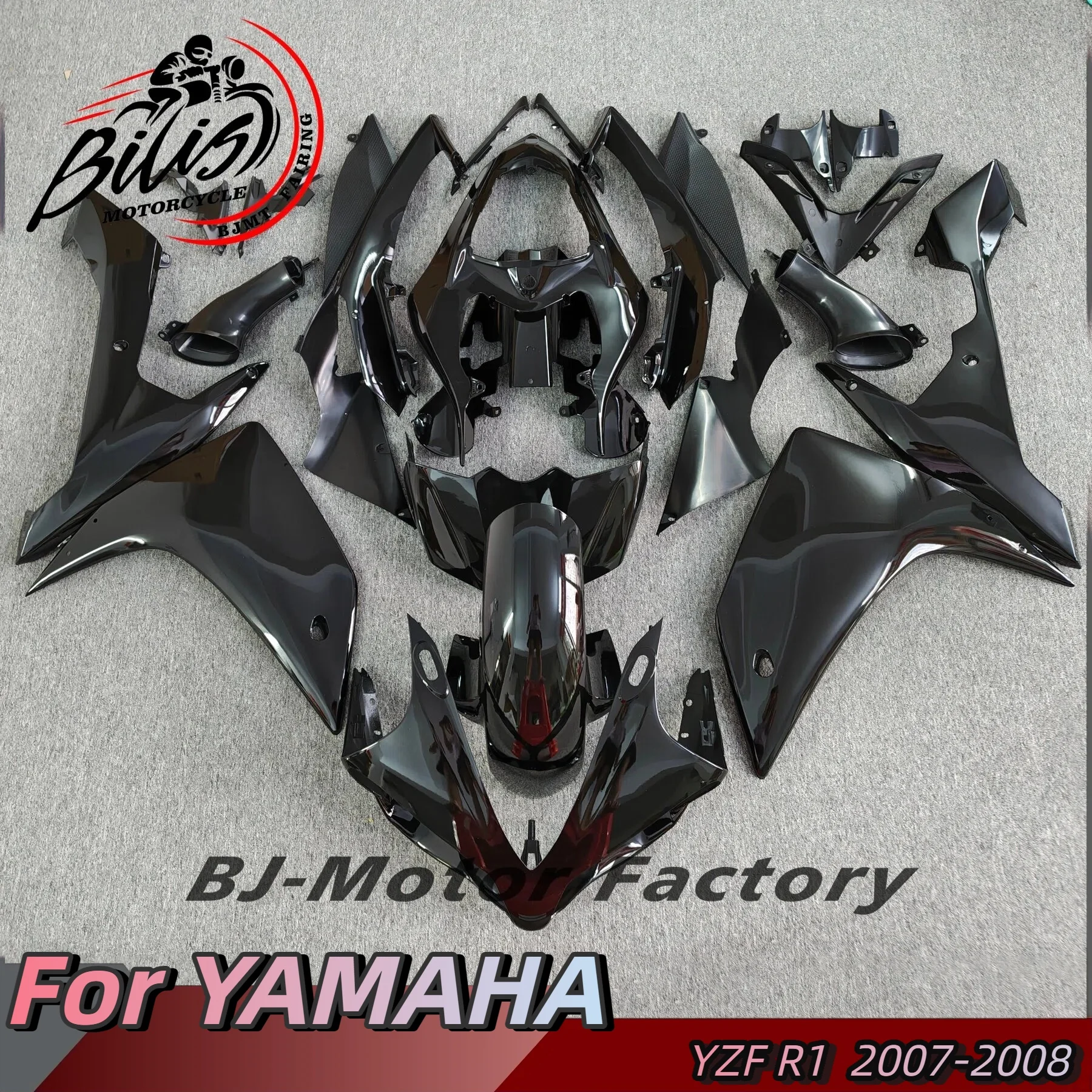 

Injection Mold New ABS Fairings Kit Fit For YAMAHA YZF-R1 2007 2008 07 08 R1 Bodywork Set Red Black