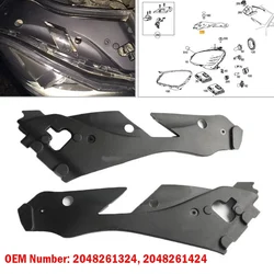 For Mercedes Benz W204 C300 C350 2008-2012 2048261424 2048261324 Car Left Right Upper Headlight Protective Cover Accessories