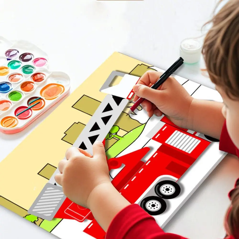 Papierowe Książeczki Naklejek 3D Geometryczne Ręcznie Robione Zabawki Edukacyjne DIY Zestaw Materiałów do Wklejania Śliczne Naklejki Samochody Zwierzęta Książeczka Prezent Urodzinowy
