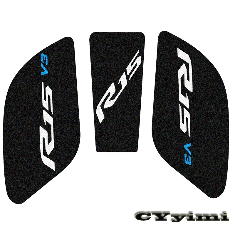 

For YZF-R15 YZF R15 YZFR15 Motorcycle Tank Pad Protector Sticker Decal Gas Knee Grip Tank Traction Pad Side