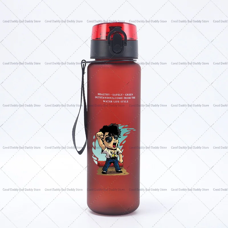 Cartoon Figure Michael Jackson Print Waterbottle The King of Pop MJ Water Cups 80S Superstars Cups Portable Sport Gym Fans Gift view 4