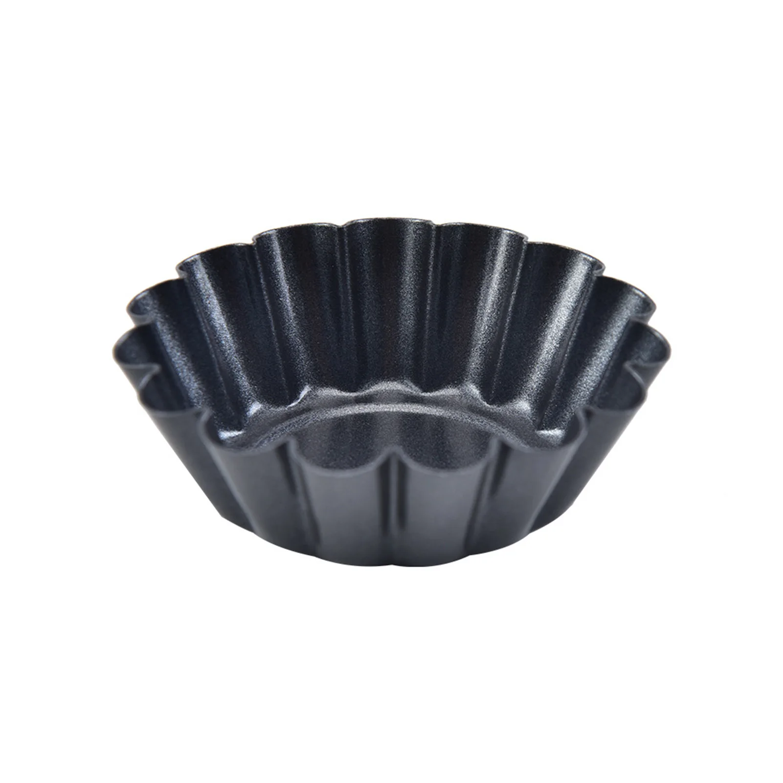 Tart Mold Tin Pan Baking Tool Round Nonstick Quiche Pan with Rugged Carbon Steel for Halloween Christmas Party Festival