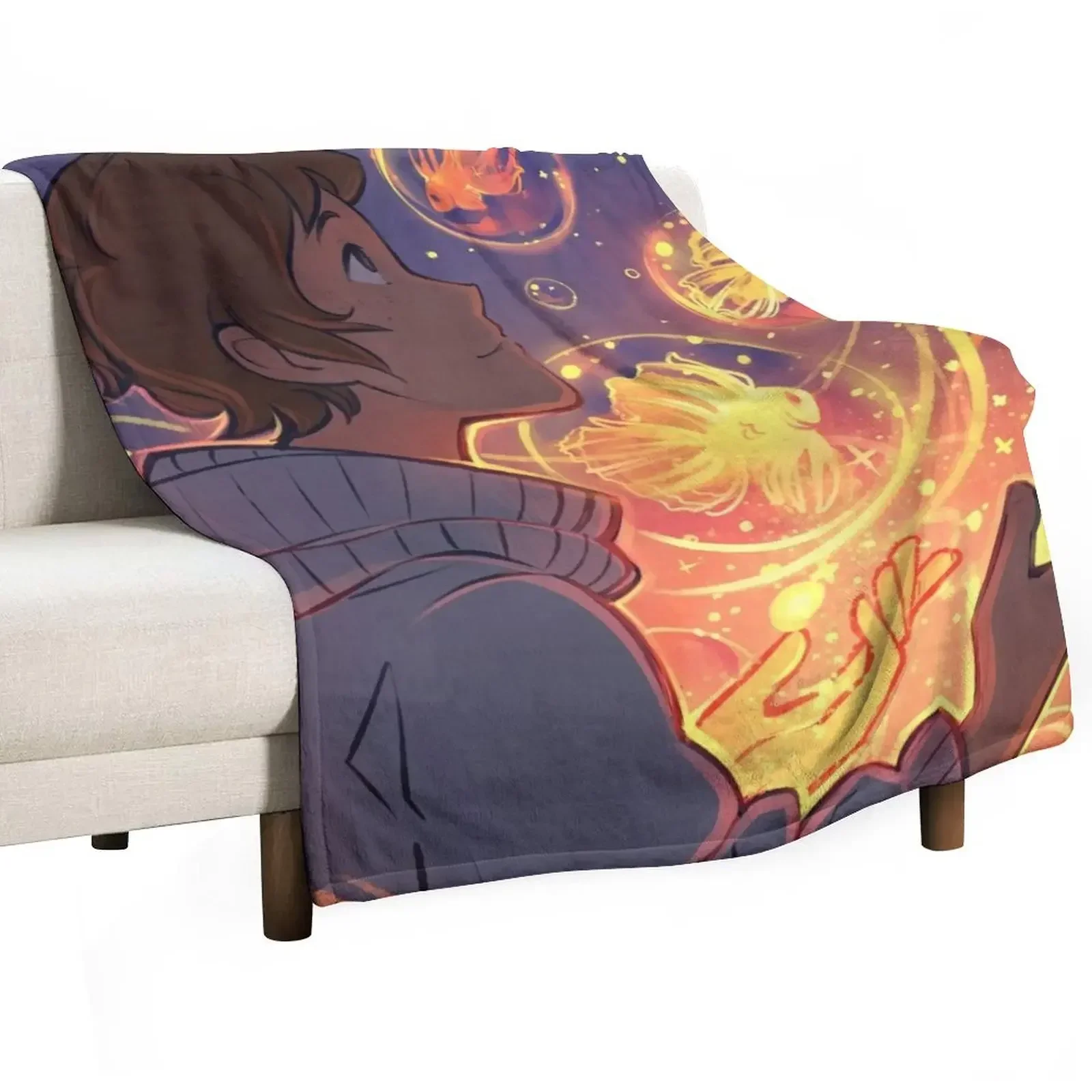 

Star Fish Throw Blanket Plaid on the sofa warm for winter Blankets