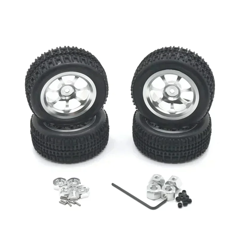 

Metal Upgrade Metal Wheel Tire for Wltoys WPL MN LC RC HL Remote Control Car