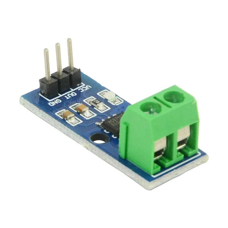 ACS712 current sensor module current detection module 5A20A30A green terminal straight pin