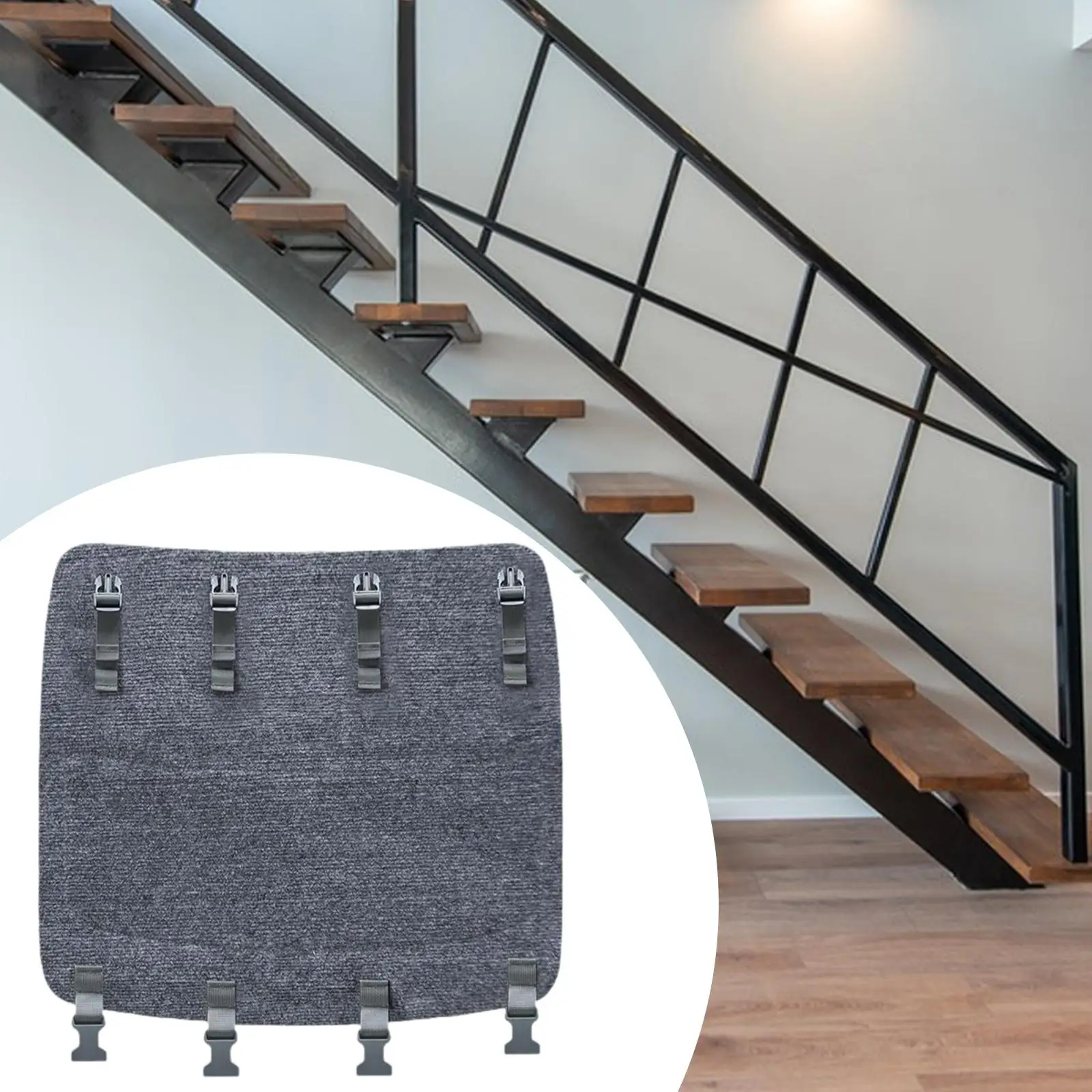 

RV Step Cover Ladder Mat Wrap Van Mobile and Pets Friendly Multi Use for Motor