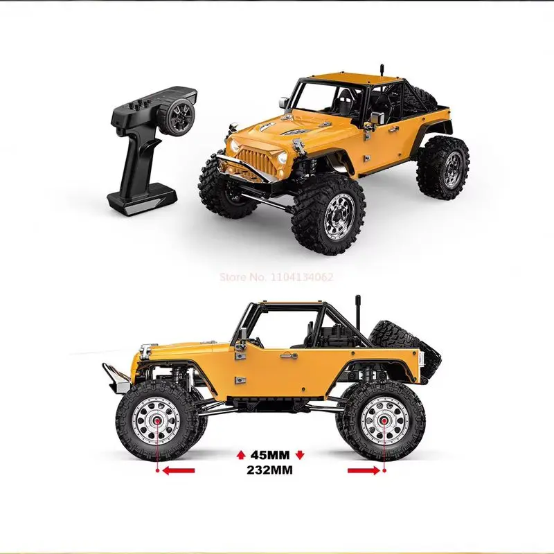 Meijiaxin'S New H12y/H12y+Remote Control Car Sensor Brushless 1/12 Large Climbing Off-Road Vehicle Rc Model Toy Holiday Gift