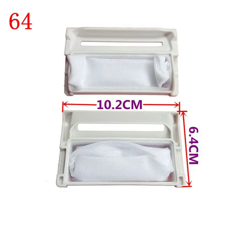 2Pcs 10PCS Washing Machine Lint Filter Mesh For LG Laundry Washer Hair Catcher Mesh Bag filter bag  filter box Parts