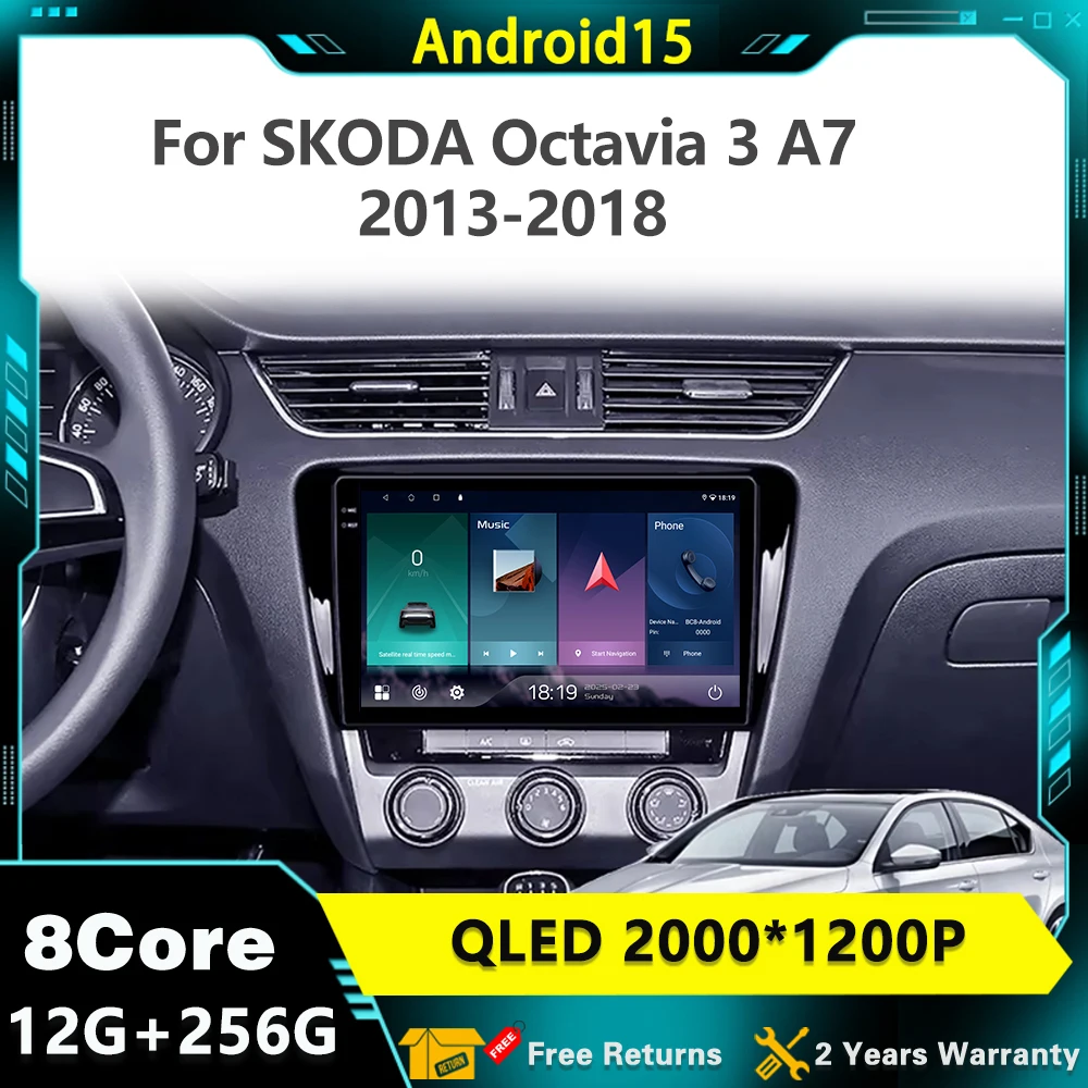 10“ For Skoda Octav… - image
