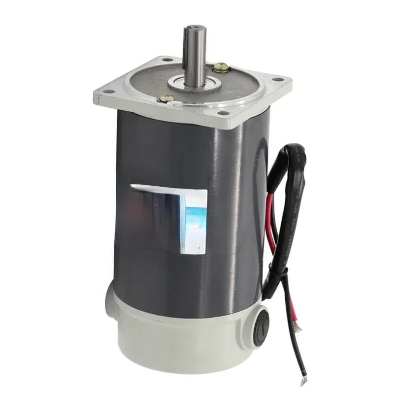 200W DC Geared Motor, 5D200GN-C 12V24V Geared Low Speed Motor, Micro Speed Adjustable Bidirectional Small Motor
