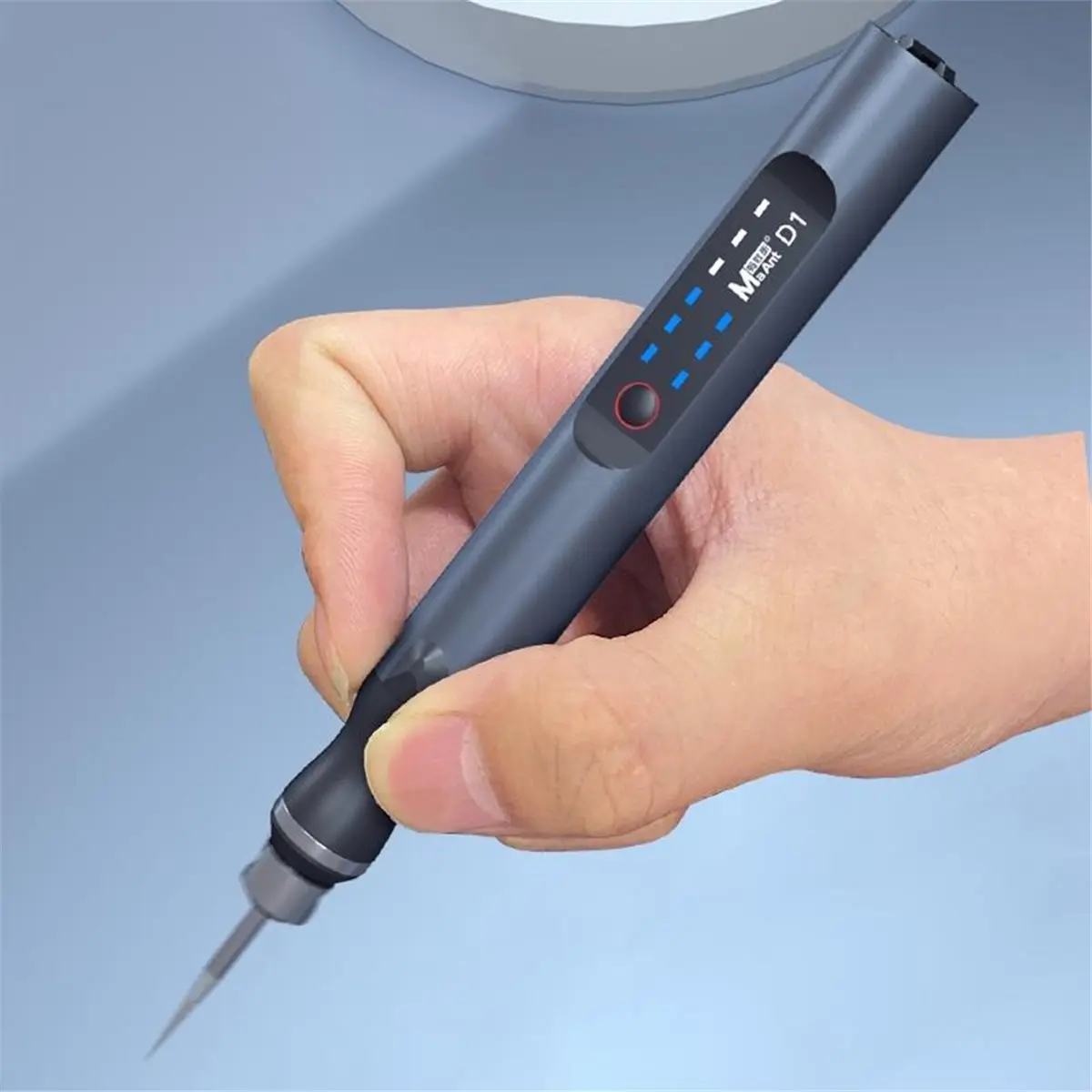 PHONE&GEAR  D1 Electric Sharpening Pen Smart Rechargeable Engraving Pen Mobile Phone CPU IC Grinding Grid Cutting Tool OCA Remo