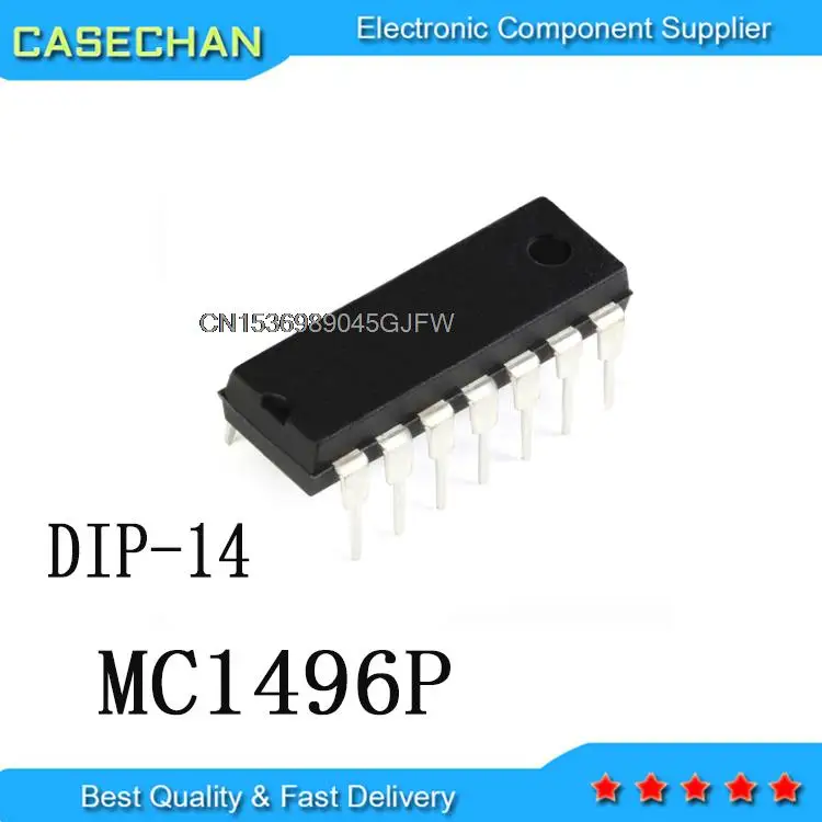 10PCS New and Original MC1496 DIP-14 MC1496P