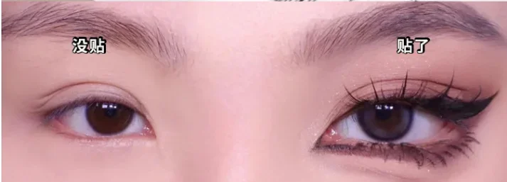 ミックス 3D ふわふわシングルクラスターまつげエクステンションセグメント化されたナチュラルミンクフォックスアイ効果メイクまつげ個別のつけまつげ