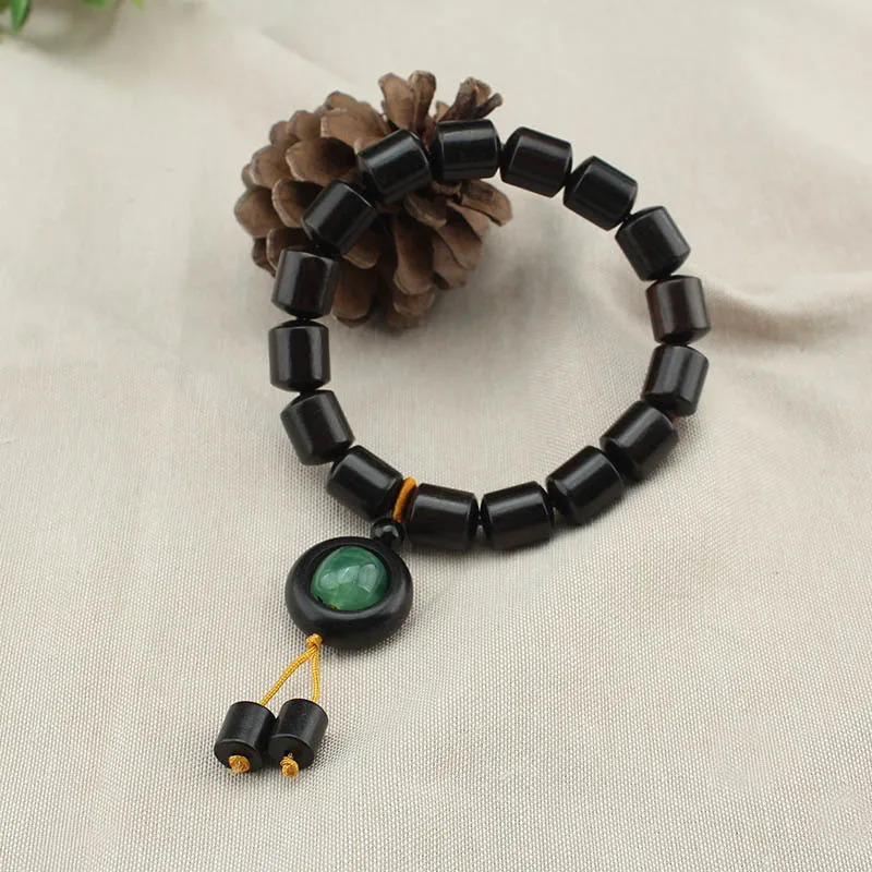DIY accessories Factory direct sales creative ebony running ring bracelet personalized bucket beads men and women couple bracele