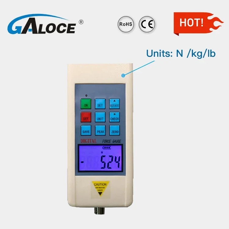 GSI315N Handheld Display Digital Push Pull Force Gauge With Internal Load Cell