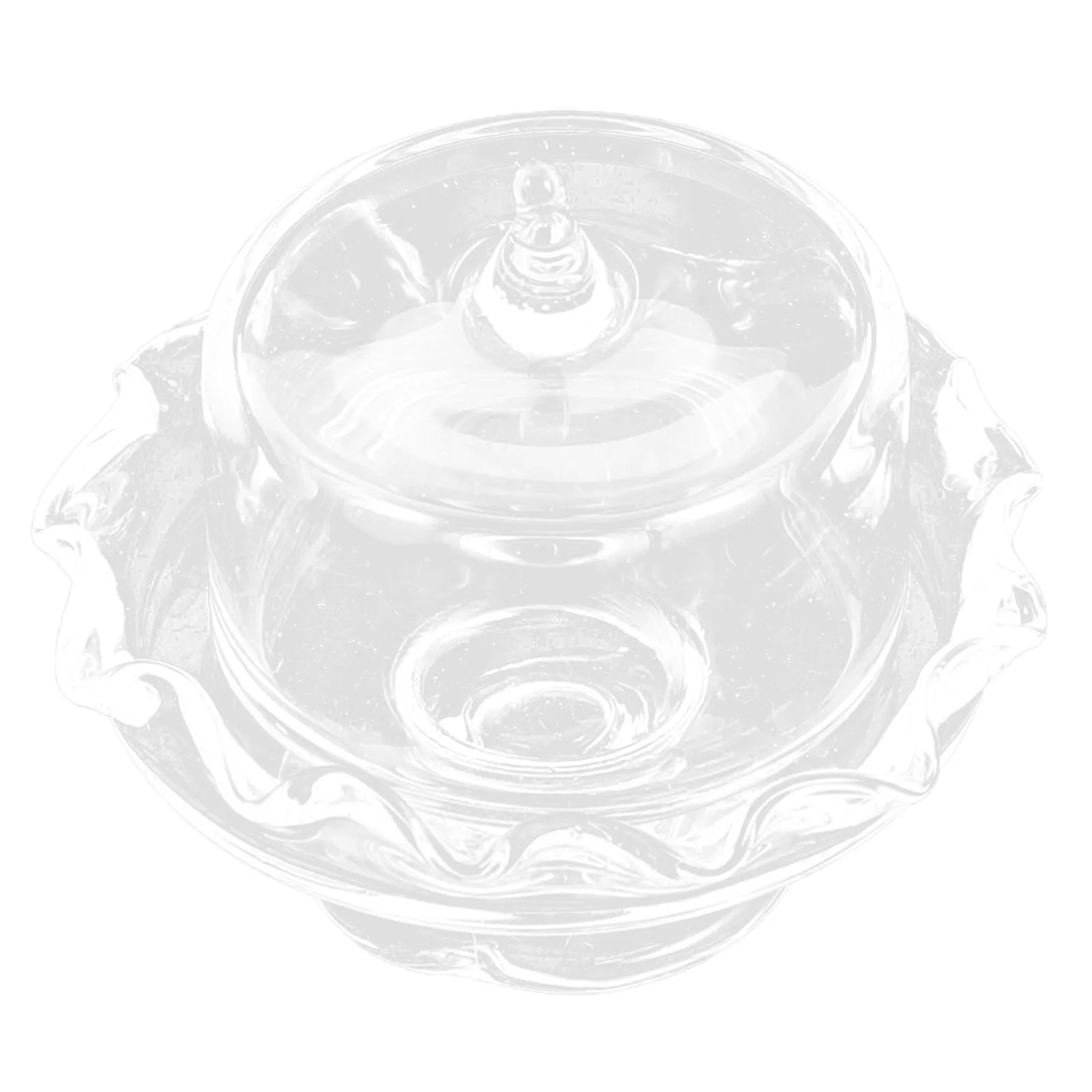 

Mini Cake Cover Transparent Glass Simple Design Multifunctional Mini House Decor DIY Photo Props Accessory House Decor