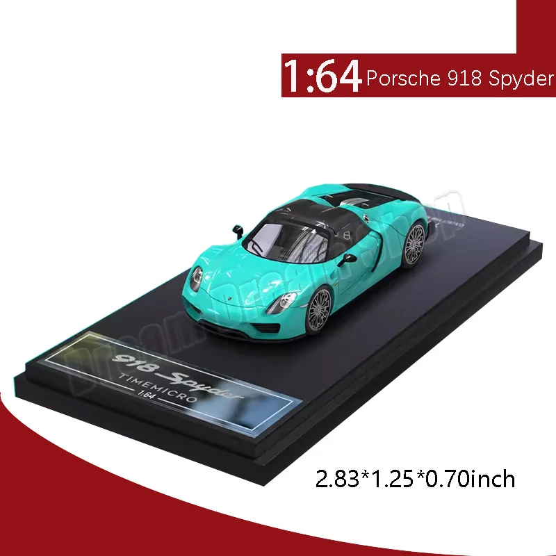 1:64 Porsche 918 Spyder Alloy Car Model Living Room Collection Decoration Holiday Toys for Boys Car Model Wholesale