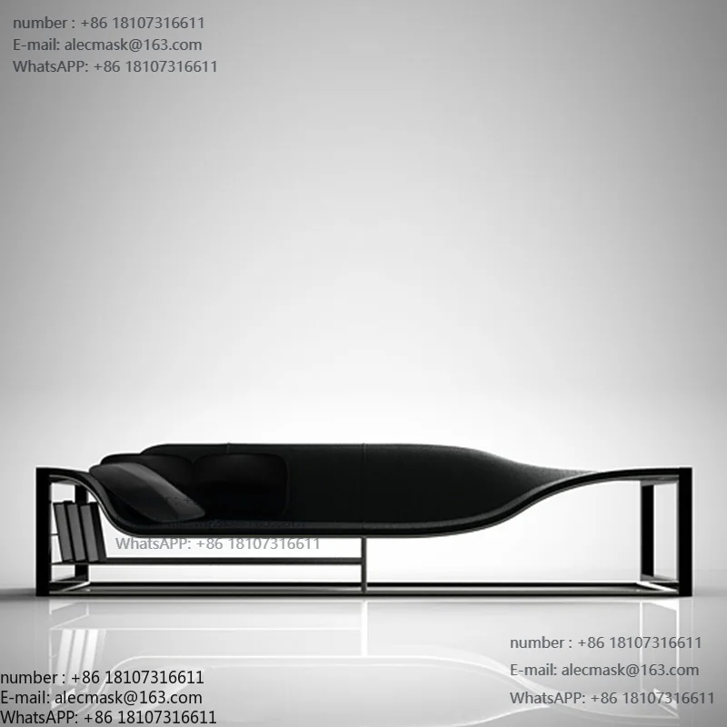 

Nordic designer modern light luxury fiberglass bookshelf sofa chair model room leisure chair