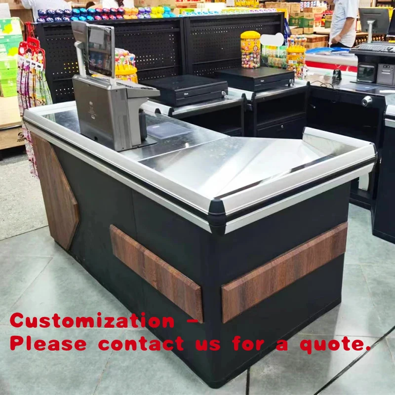 Customize.New Design Supermarket Counter Table Grocery Store Cash Counter Checkout Counters