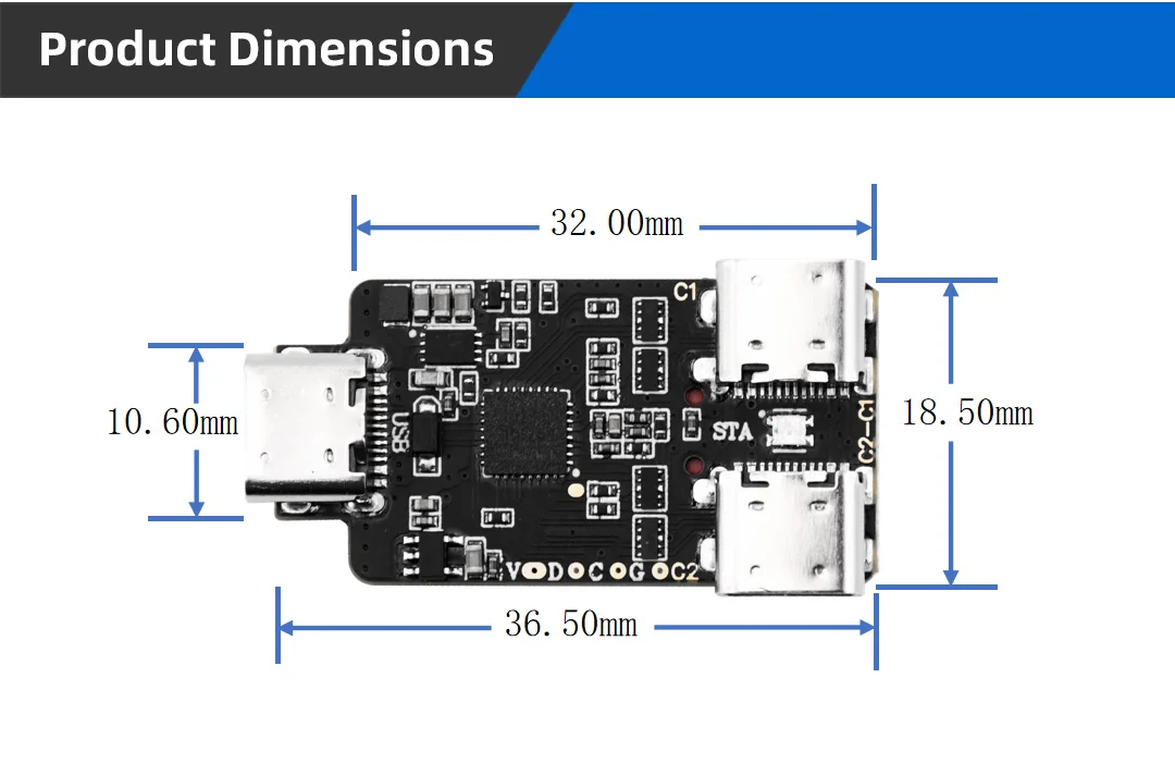 ALIENTEK OA1 USB-Widerstandsmessmodul, unabhängige Drahtwiderstandsmessung mittels Kelvin-Vierleiter-Technik – Detail 10